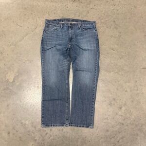 Levis 559 Blue Faded Loose Baggy Denim Jeans Mens 38x29